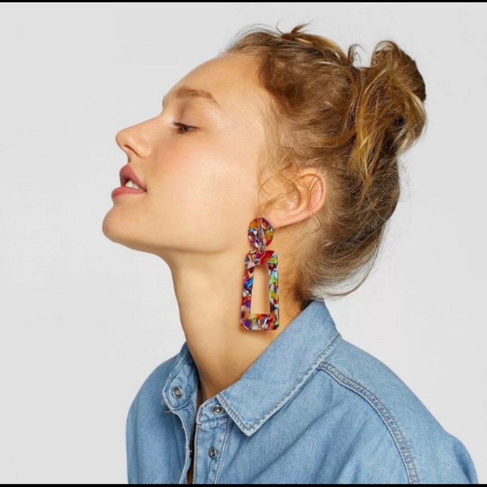 Black & white statement earrings ๐ค๐ค๐ค - Picture 3 of 3